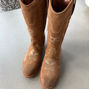 Zadig & Voltaire Brown Suede Heeled Boots